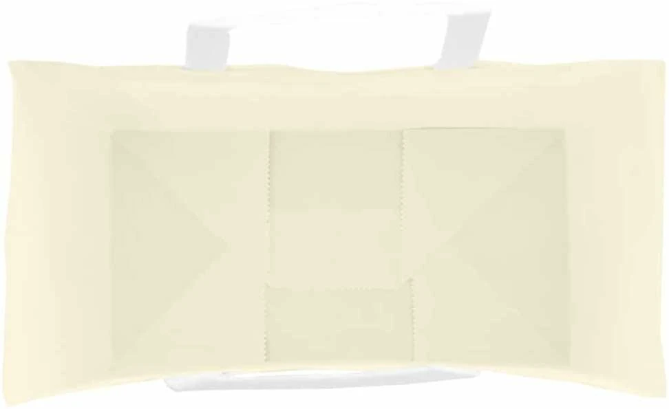 Popieriniai maišeliai 250vnt. su rankenomis geltonos 21x11x36cm