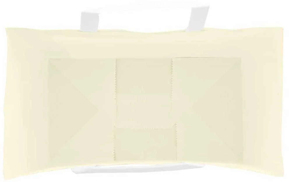 Popieriniai maišeliai 250vnt. su rankenomis geltonos 15x8x21 cm