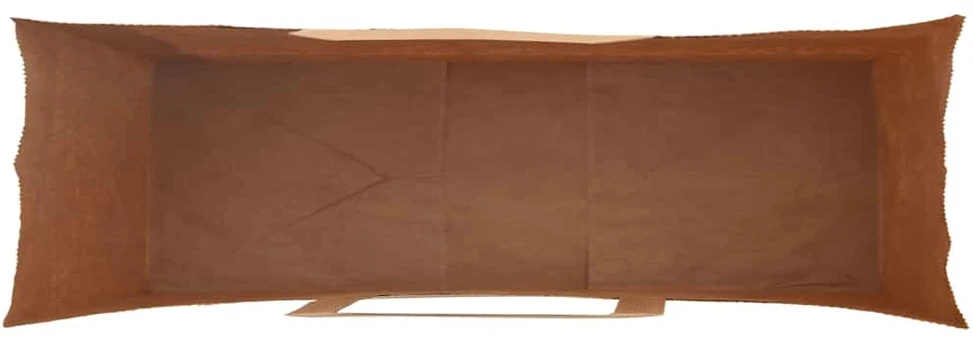 Popieriniai maišeliai 250vnt. su rankenomis raudonos 54x15x49cm