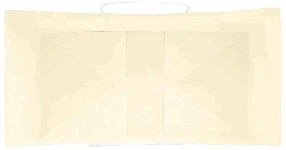 Popieriniai maišeliai 250vnt. su rankenomis geltonos 32x17x44cm