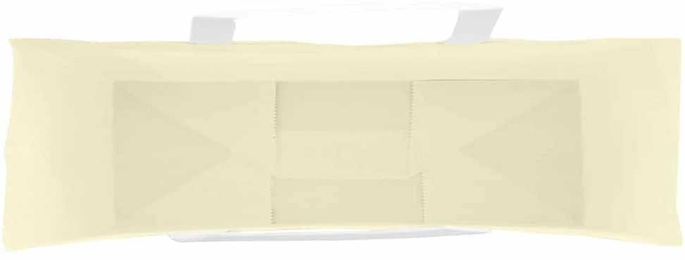 Popieriniai maišeliai 250vnt. su rankenomis geltonos 54x15x49cm