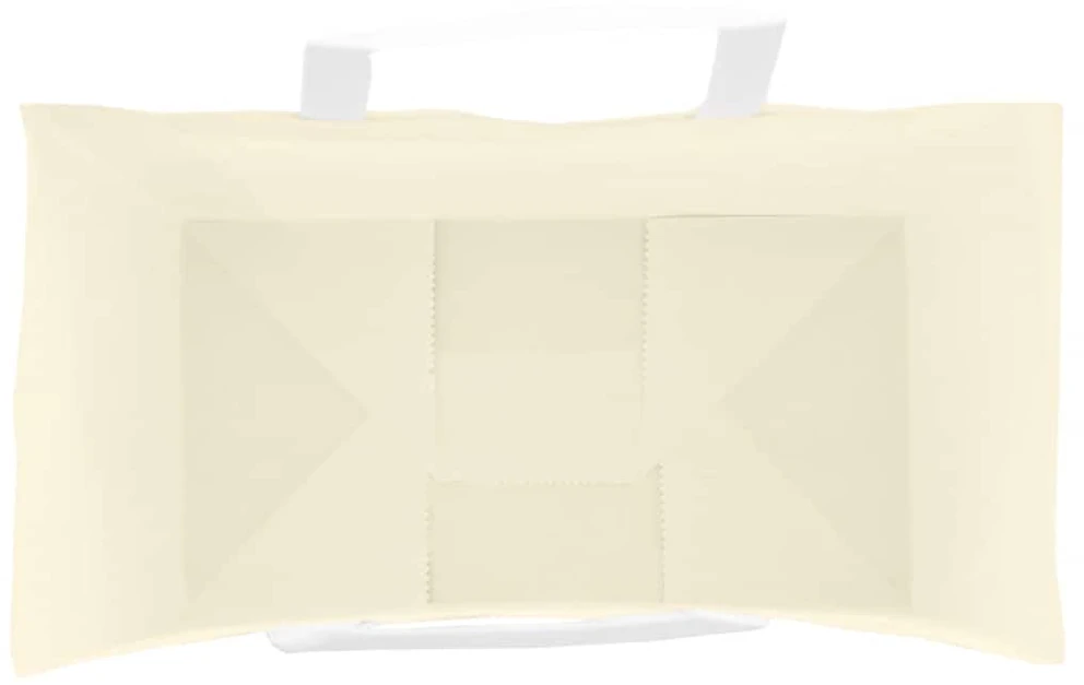 Popieriniai maišeliai 250vnt. su rankenomis geltonos 15x8x21 cm