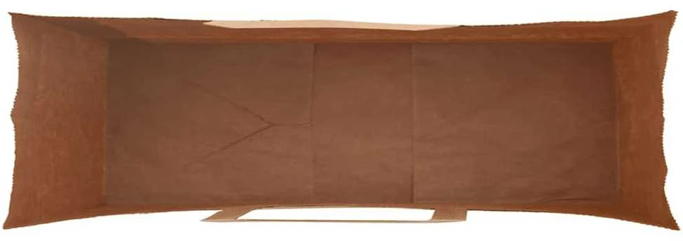 Popieriniai maišeliai 250vnt. su rankenomis, juodas, 54x15x49cm