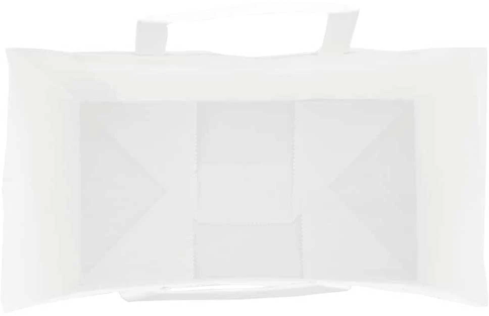 Popieriniai maišeliai, 50vnt., su rankenomis, baltas, 15x8x21cm