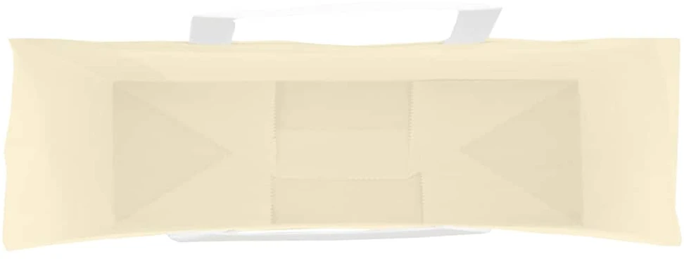 Popieriniai maišeliai 50vnt. su rankenomis, geltonos 54x15x49cm