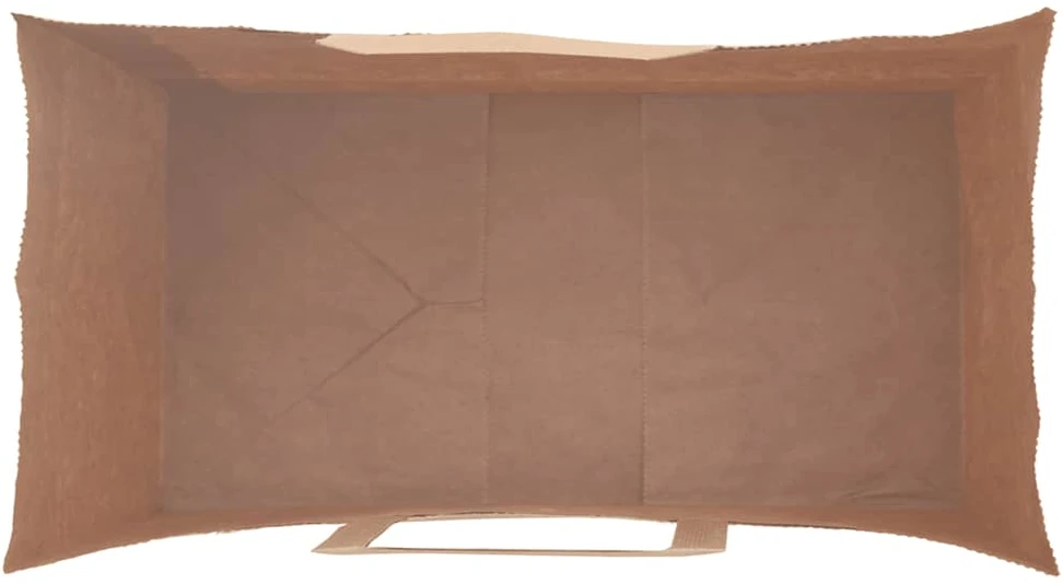 Popieriniai maišeliai, 50vnt., su rankenomis, rudos, 21x11x28cm