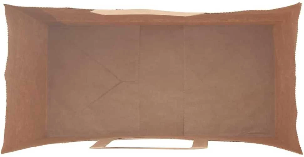 Popieriniai maišeliai, 50vnt., su rankenomis, rudos, 18x8x22 cm