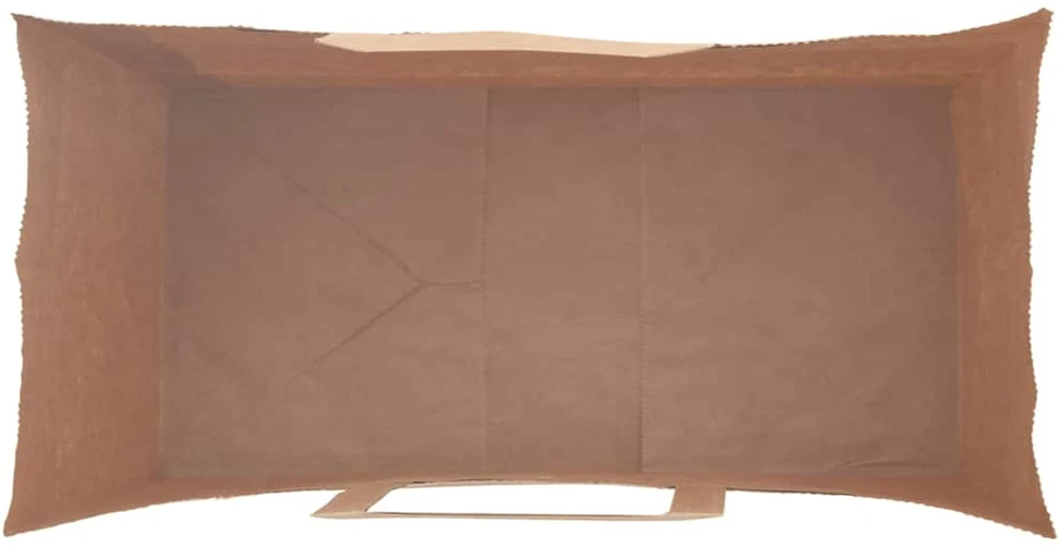 Popieriniai maišeliai, 50vnt., su rankenomis, rudos, 18x8x22 cm