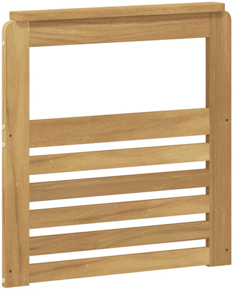 Porankiai 2 vnt. Balta 59 x 6 x 61 cm Kietos akacijos mediena