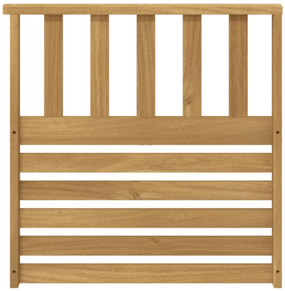 Porankiai 2 vnt. Balta 60 x 6 x 61 cm Kietos akacijos mediena