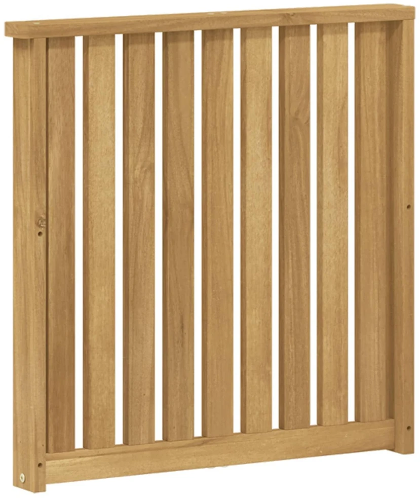 Porankiai 2 vnt. Balta 60 x 6 x 61 cm Kietos akacijos mediena