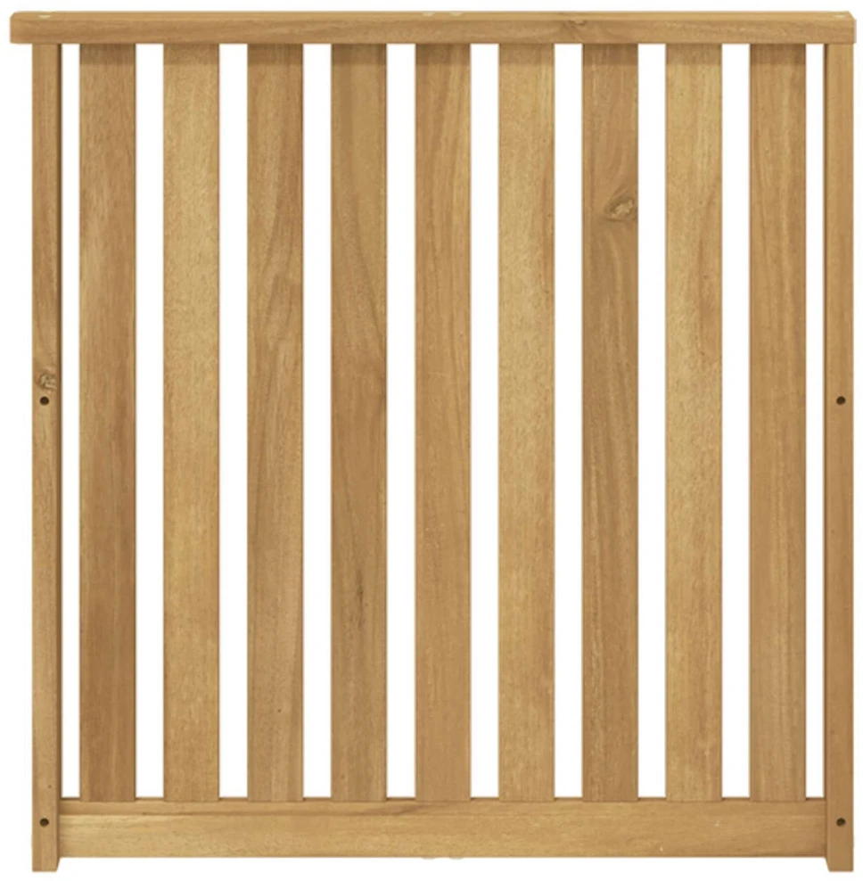 Porankiai 2 vnt. Balta 60 x 6 x 61 cm Kietos akacijos mediena