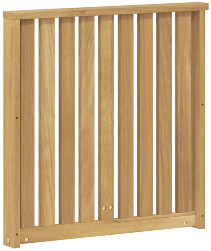 Porankiai 2 vnt. Balta 60 x 6 x 61 cm Kietos akacijos mediena