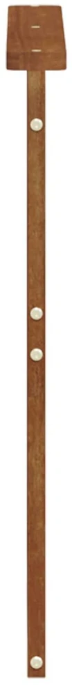 Porankiai 2 vnt. Ruda 59 x 6 x 61 cm Kietos akacijos mediena