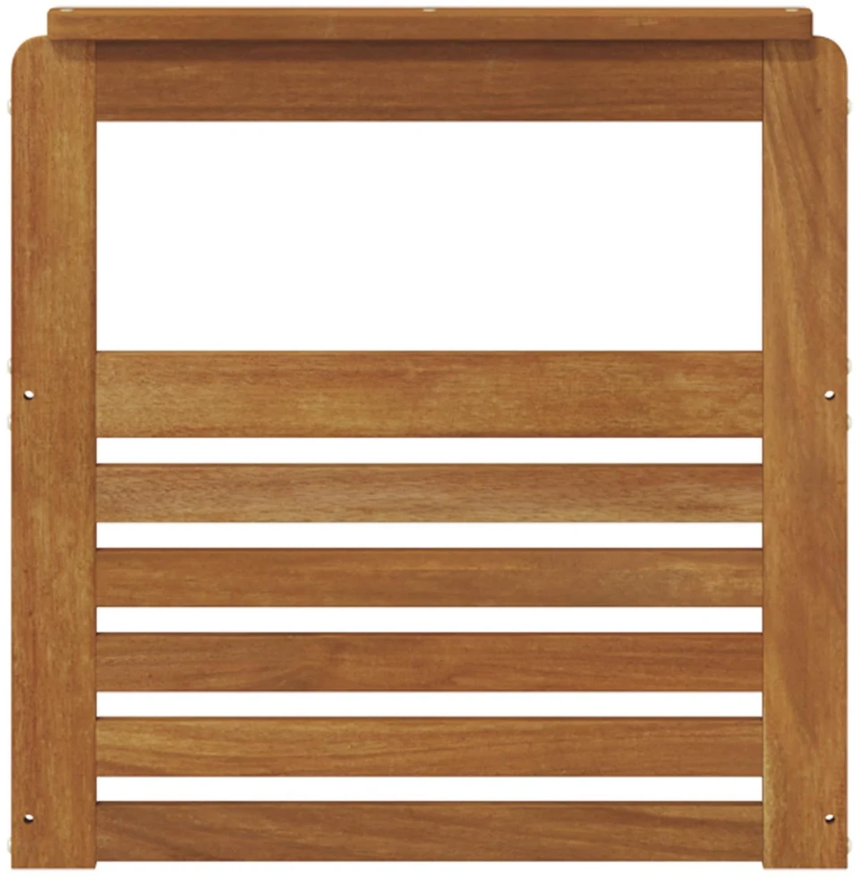 Porankiai 2 vnt. Ruda 59 x 6 x 61 cm Kietos akacijos mediena