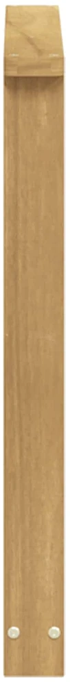 Porankiai 2 vnt. Balta 60 x 6 x 61 cm Kietos akacijos mediena