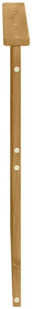 Porankiai 2 vnt. Balta 79 x 6 x 61 cm Kietos akacijos mediena
