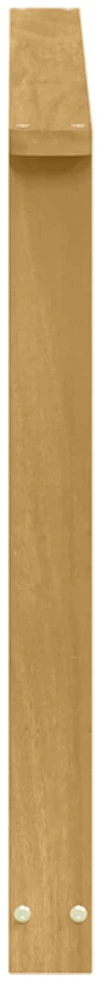 Porankiai 2 vnt. Balta 80 x 6 x 61 cm Kietos akacijos mediena