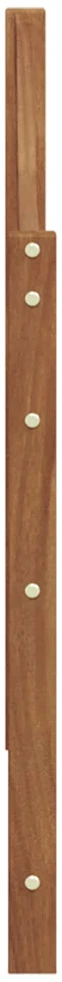Porankiai 2 vnt. Ruda 79 x 4 x 73 cm Kietos akacijos mediena