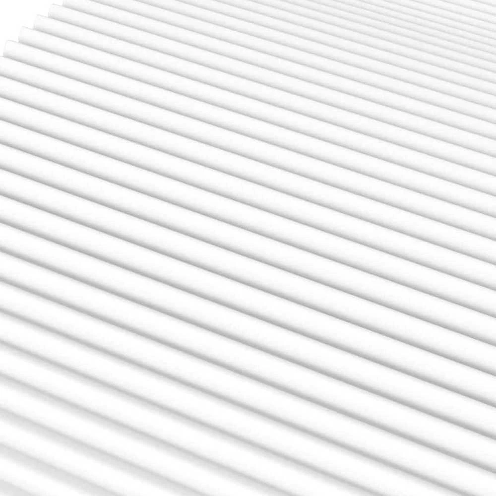 Poroloninis čiužinys, baltos spalvos, 100x210cm, H2/H3 kietumo
