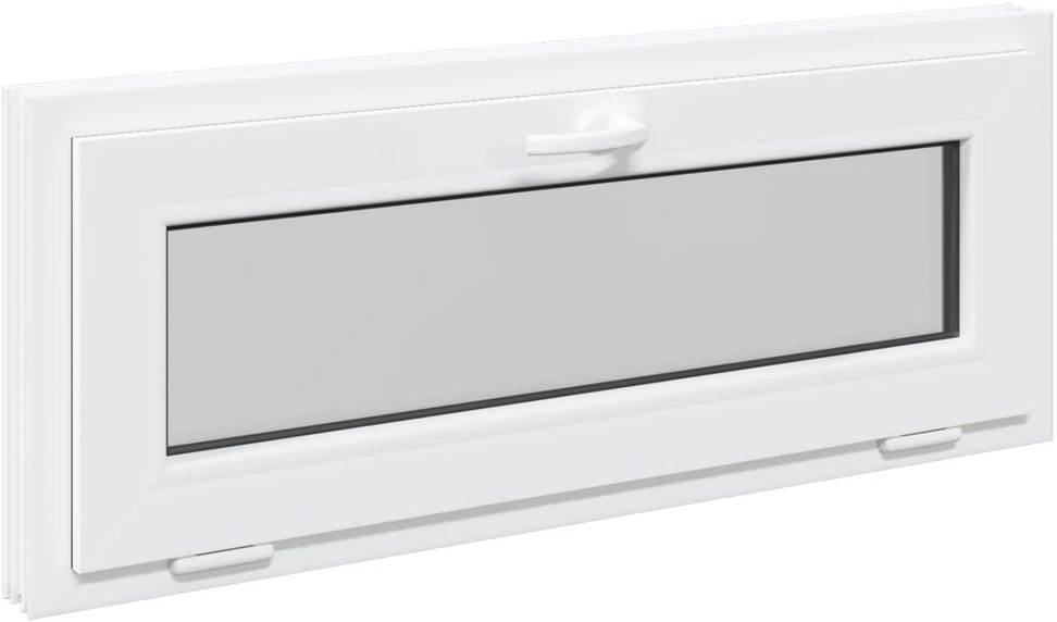 Požeminio lango RISOR 100 x 40 cm PVC ir stiklas
