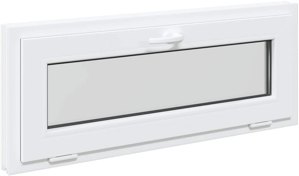 Požeminio lango RISOR 100 x 40 cm PVC ir stiklas