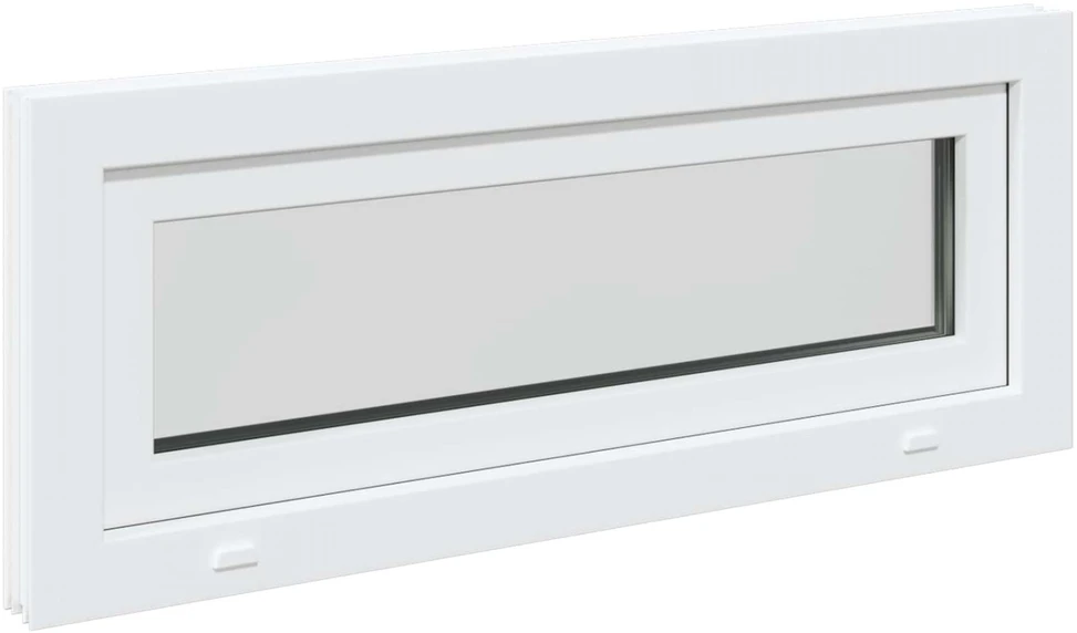 Požeminio lango RISOR 100 x 40 cm PVC ir stiklas