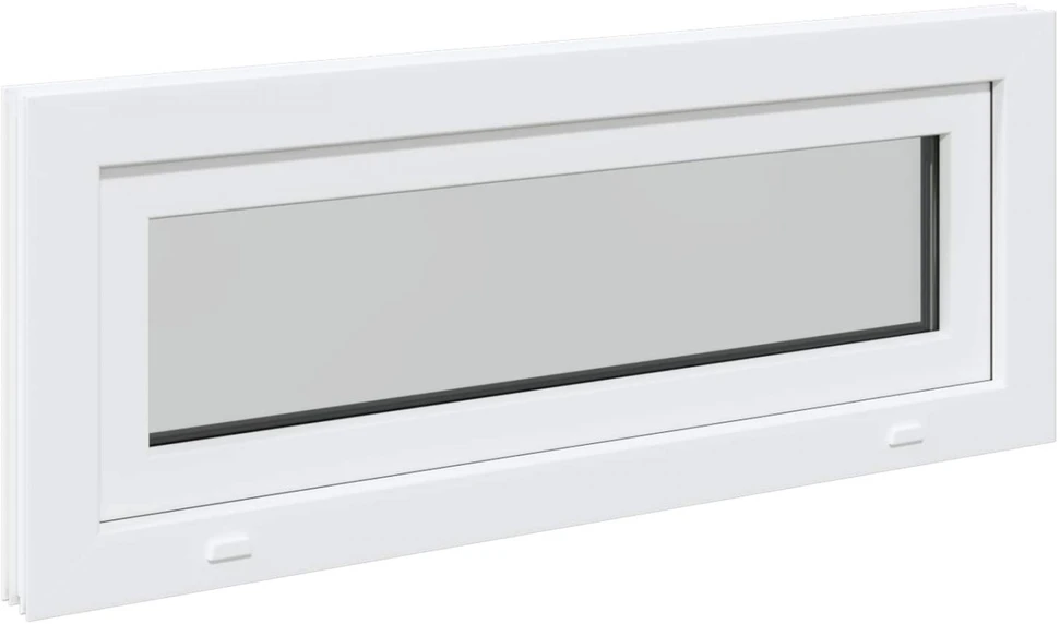 Požeminio lango RISOR 100 x 40 cm PVC ir stiklas
