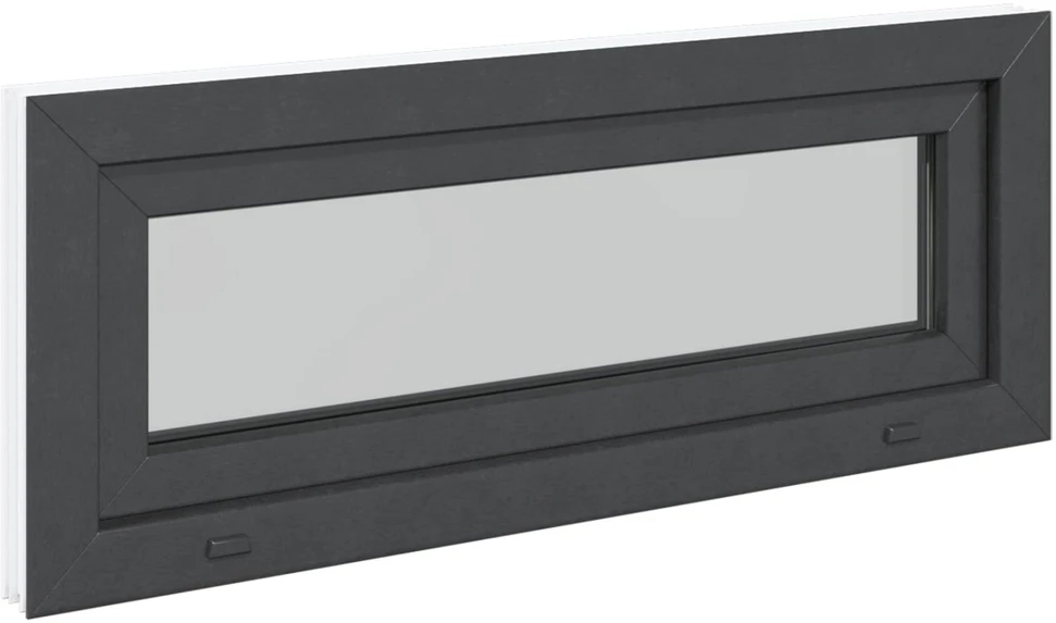 Požeminio lango RISOR 100 x 40 cm PVC ir stiklas