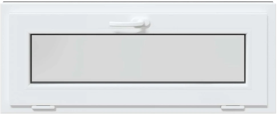 Požeminio lango RISOR 100 x 40 cm PVC ir stiklas