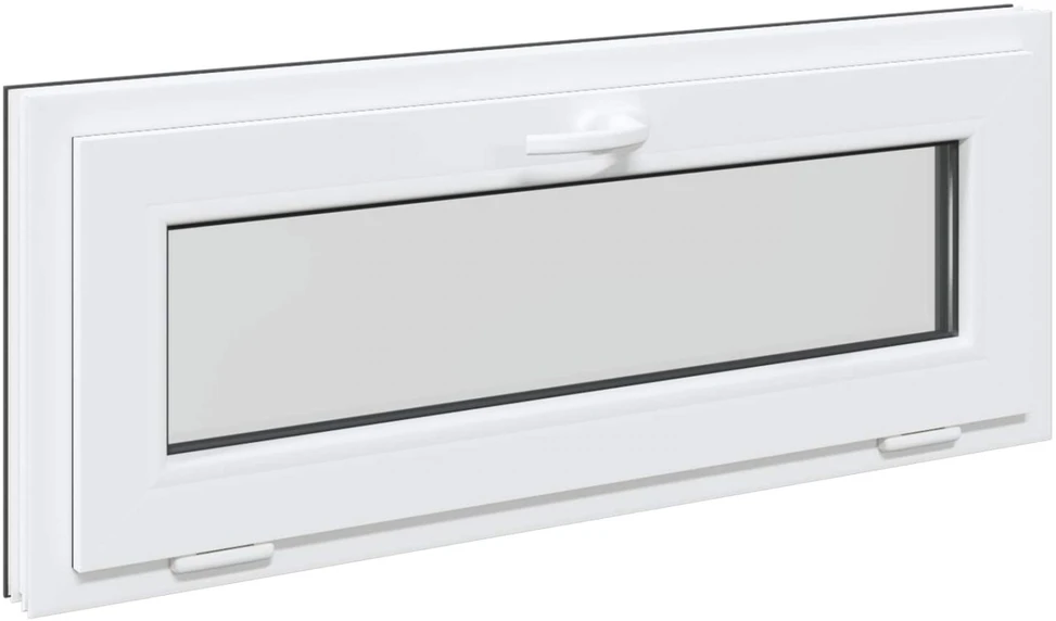 Požeminio lango RISOR 110 x 40 cm PVC ir stiklas