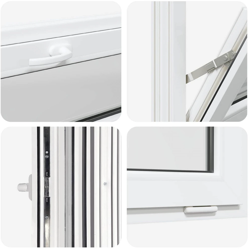 Požeminio lango RISOR 110 x 40 cm PVC ir stiklas