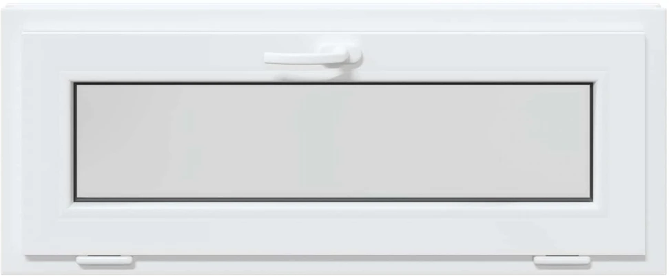 Požeminio lango RISOR 110 x 40 cm PVC ir stiklas