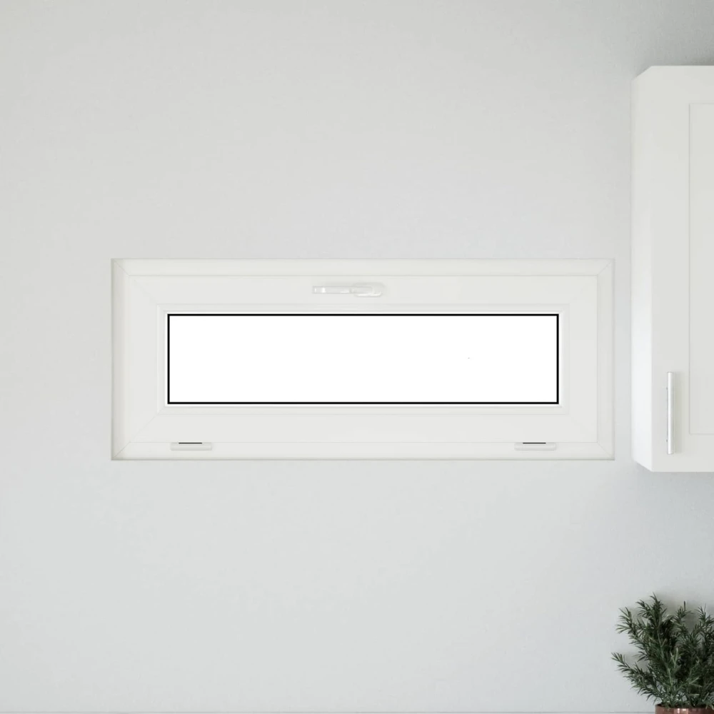 Požeminio lango RISOR 110 x 40 cm PVC ir stiklas