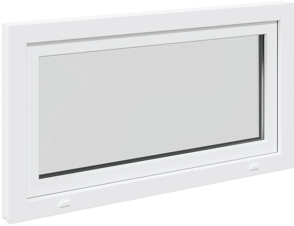 Požeminio lango RISOR 110 x 55 cm PVC ir stiklas