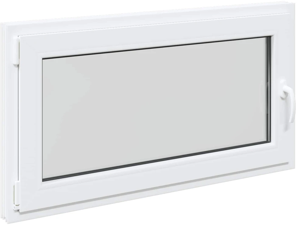 Požeminio lango RISOR 110 x 55 cm PVC ir stiklas