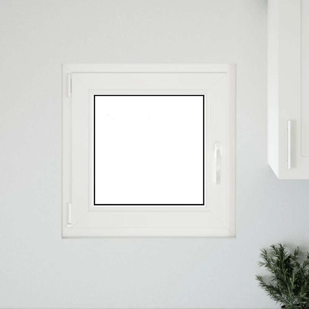 Požeminio lango RISOR 50 x 50 cm PVC ir stiklas