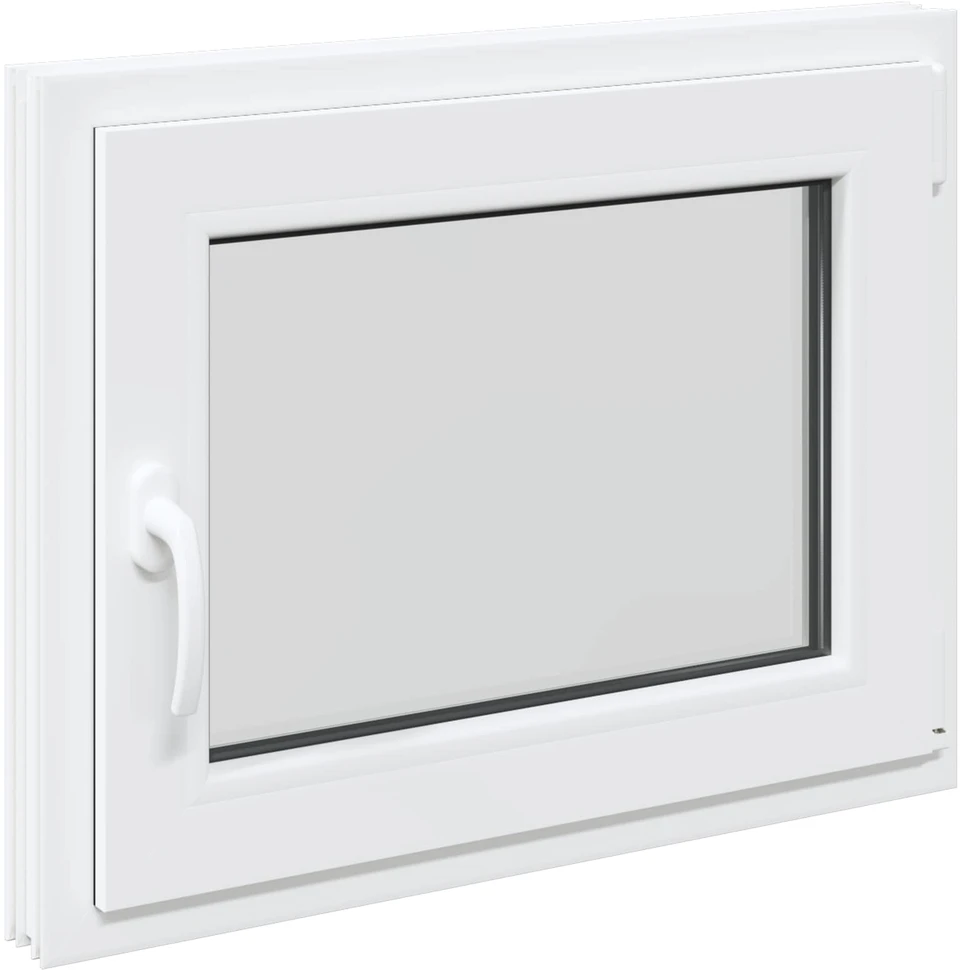 Požeminio lango RISOR 50 x 55 cm PVC ir stiklas
