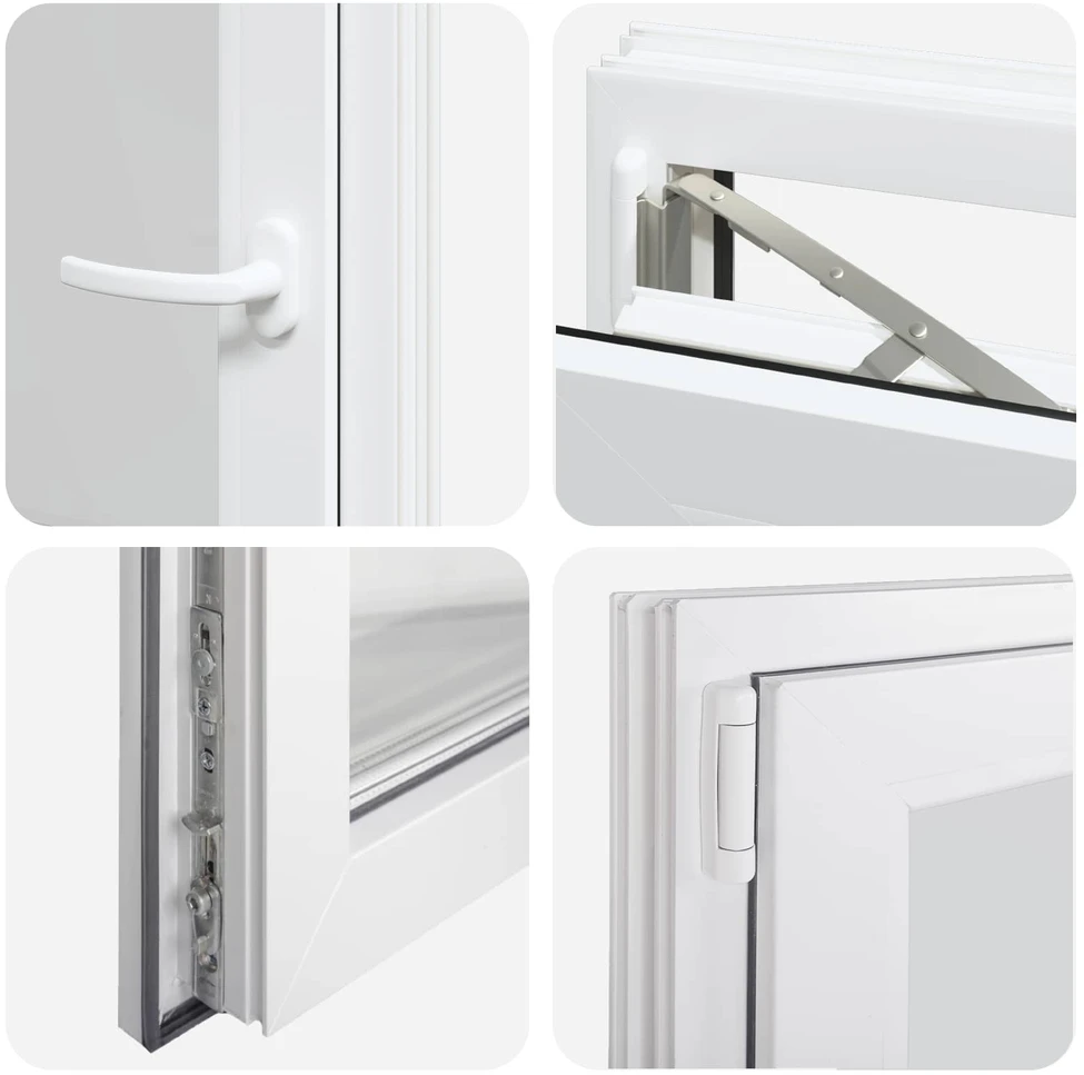 Požeminio lango RISOR 50 x 55 cm PVC ir stiklas