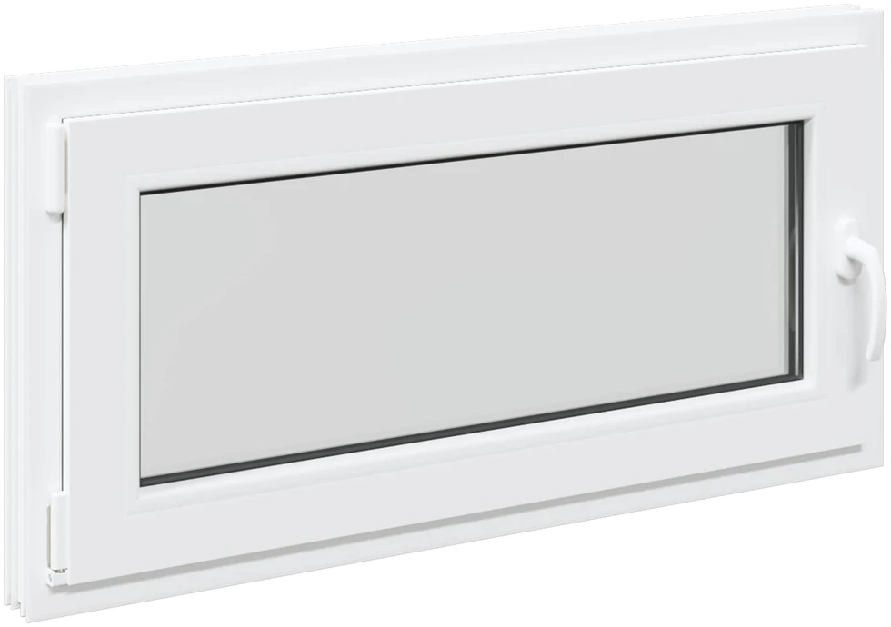 Požeminio lango RISOR 50 x 55 cm PVC ir stiklas