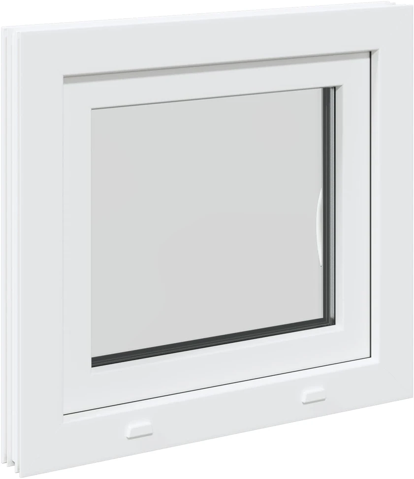 Požeminio lango RISOR 55 x 50 cm PVC ir stiklas