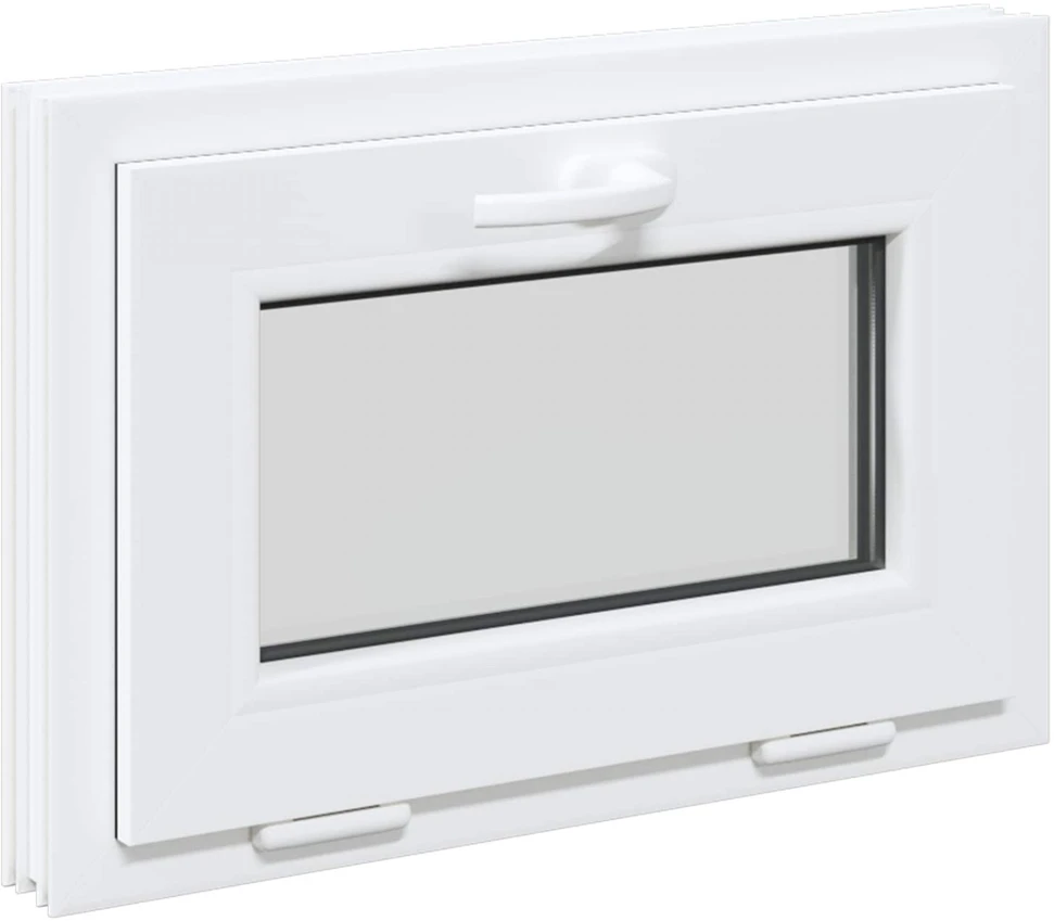 Požeminio lango RISOR 60 x 40 cm PVC ir stiklas