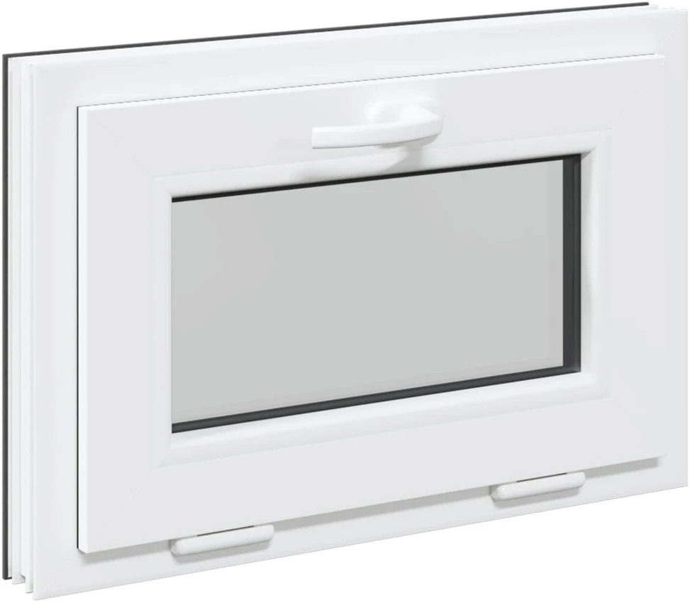 Požeminio lango RISOR 60 x 40 cm PVC ir stiklas