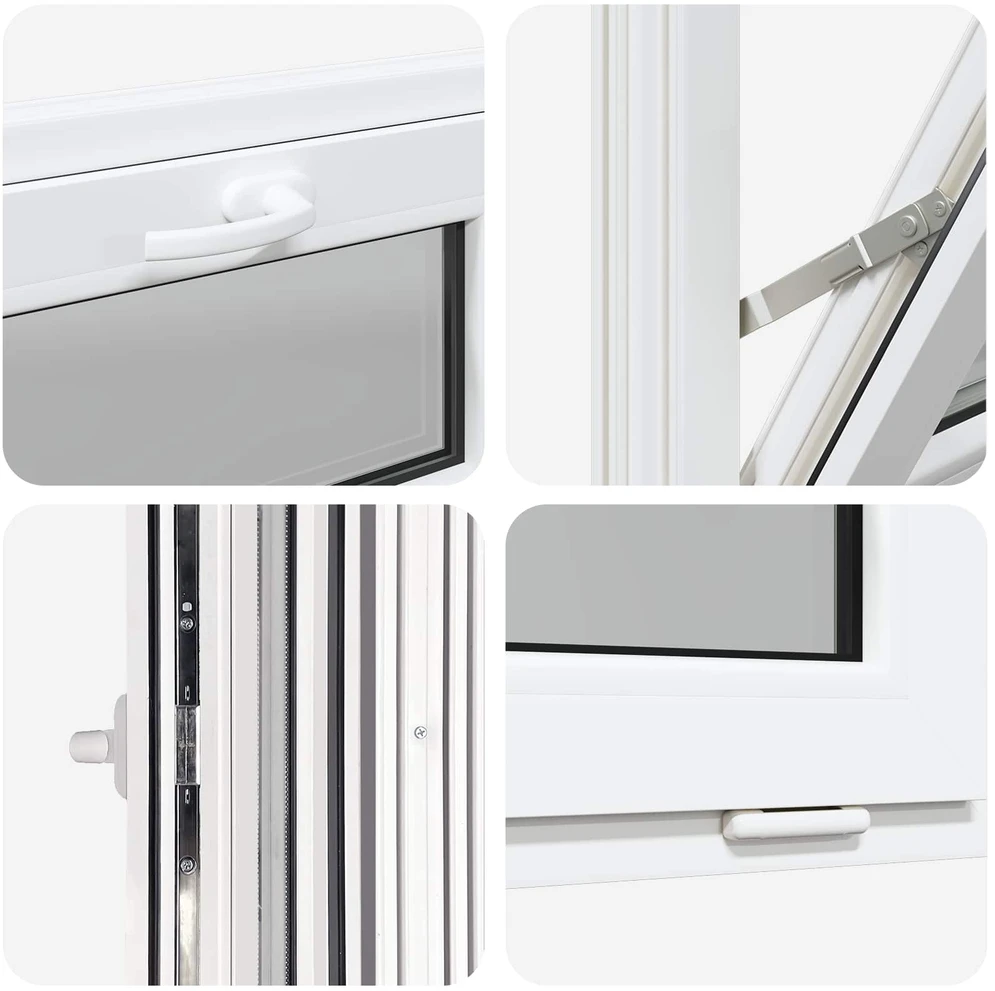 Požeminio lango RISOR 60 x 40 cm PVC ir skaidrus, lygus stiklas
