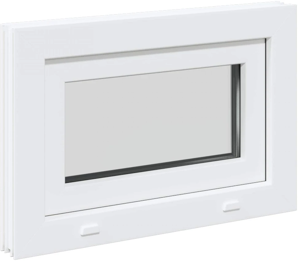 Požeminio lango RISOR 60 x 40 cm PVC ir stiklas
