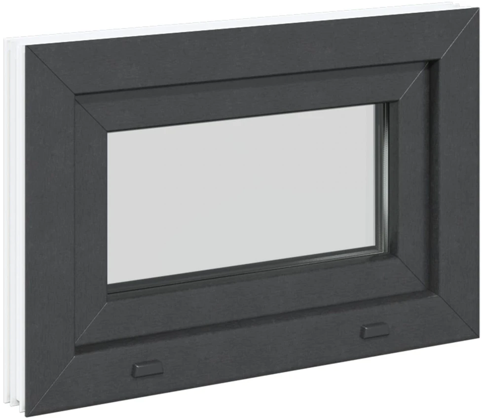 Požeminio lango RISOR 60 x 40 cm PVC ir stiklas