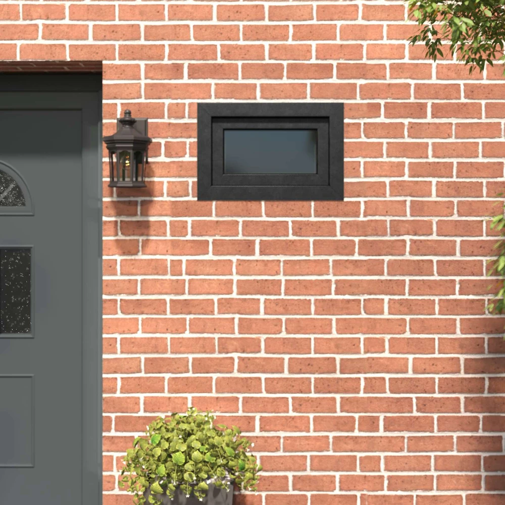 Požeminio lango RISOR 60 x 40 cm PVC ir skaidrus, lygus stiklas