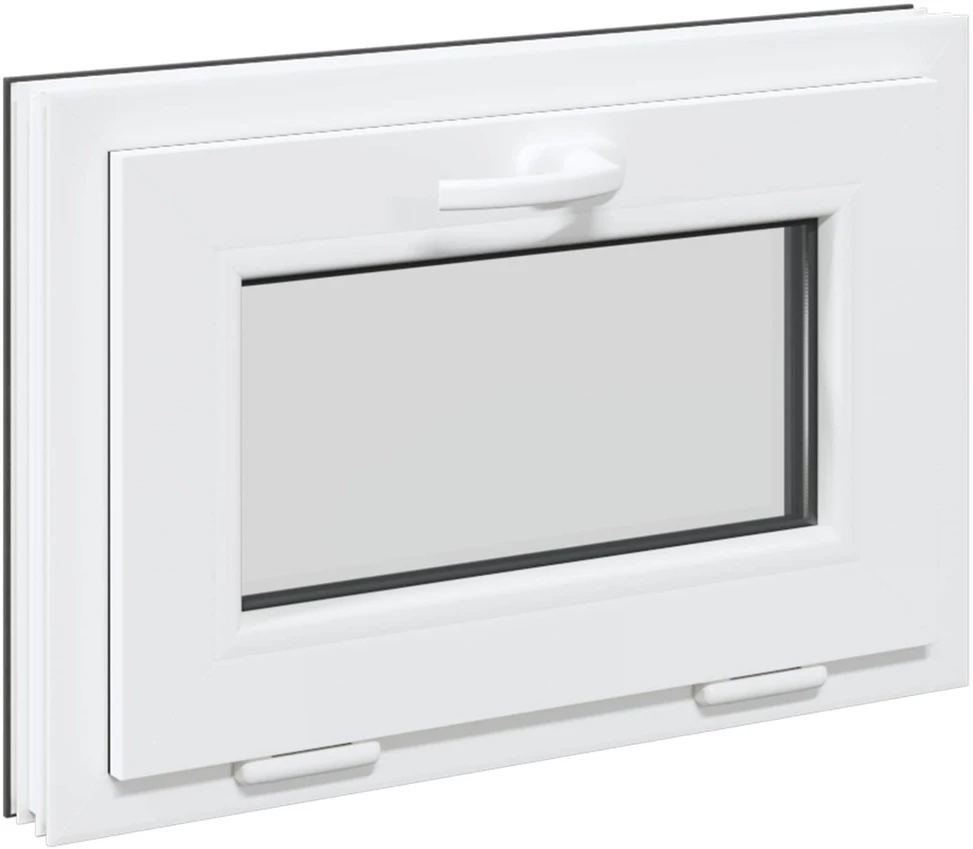 Požeminio lango RISOR 60 x 40 cm PVC ir stiklas