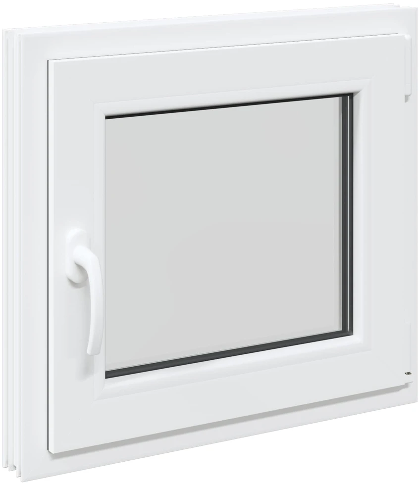 Bendras lango vidinis atspalvis baltas RISOR 60 x 50 cm