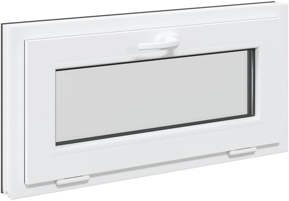 Požeminio lango RISOR 80 x 40 cm PVC ir stiklas